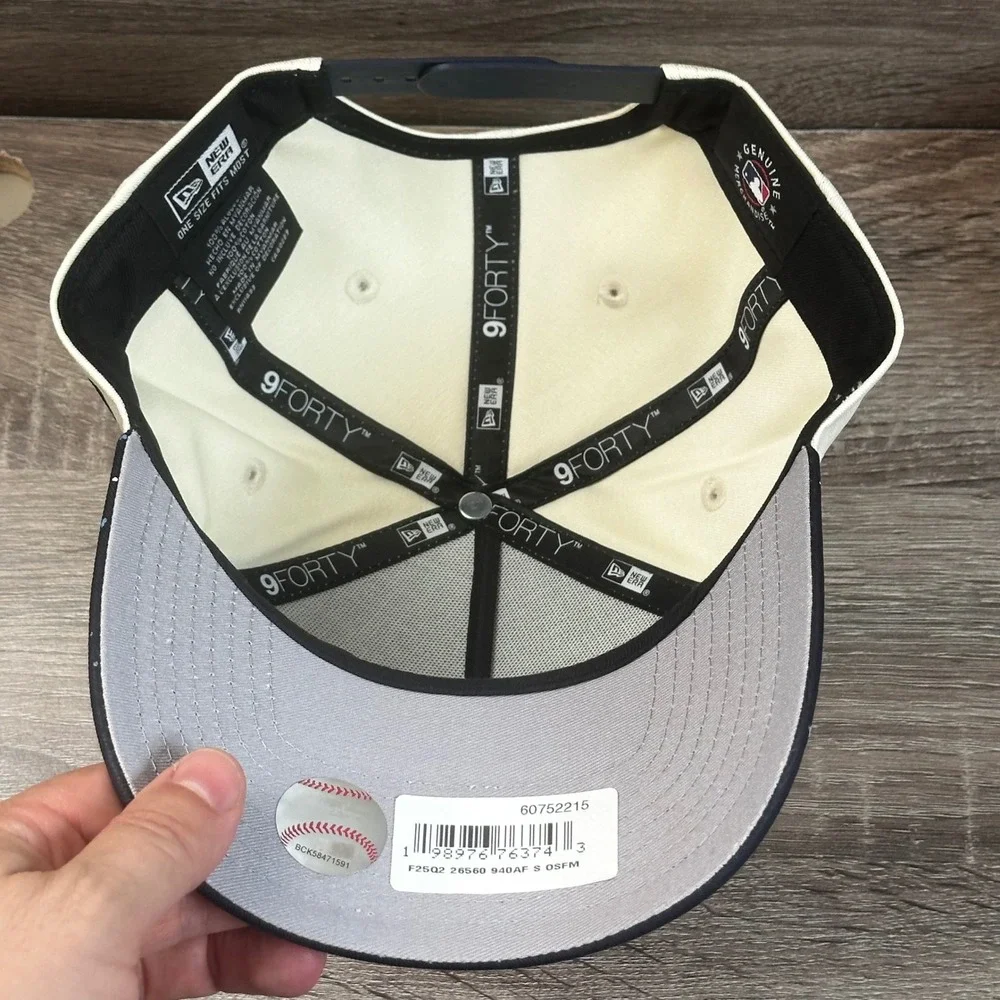 New Era Chicago Cubs Hat Mens 9FORTY A-Frame Snapback Speckle Baseball NEW